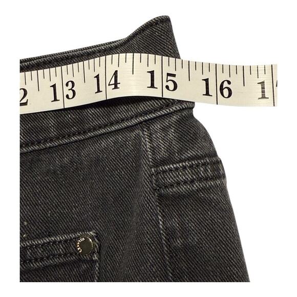 Express Women's Slim Super High Rise Jeans‎ Black Size 6 Dark Wash - Picture 4 of 7